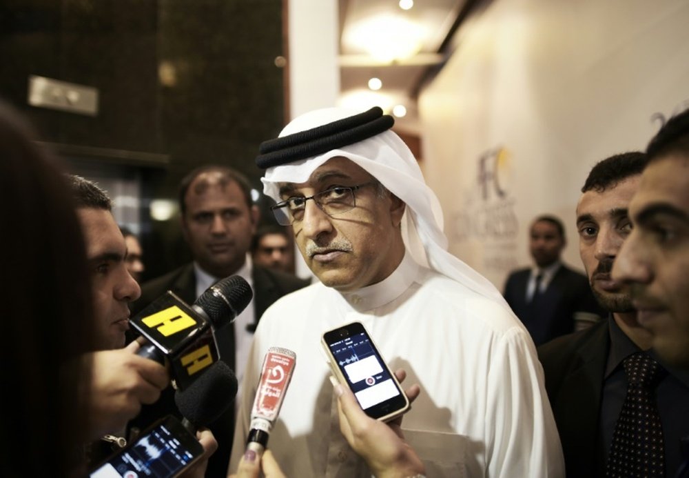 The Sheikh is standing for a fresh term as AFC chief. AFP