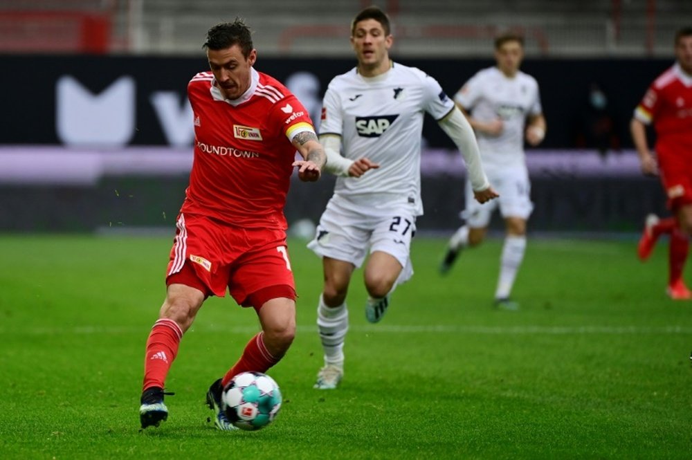 Max Kruse scored in Union Berlin's 1-1 draw with Hoffenheim. AFP