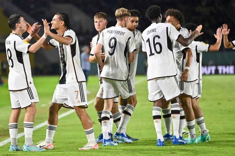 Germany beat France 4-3 on penalties to win the Under-17 World Cup. AFP