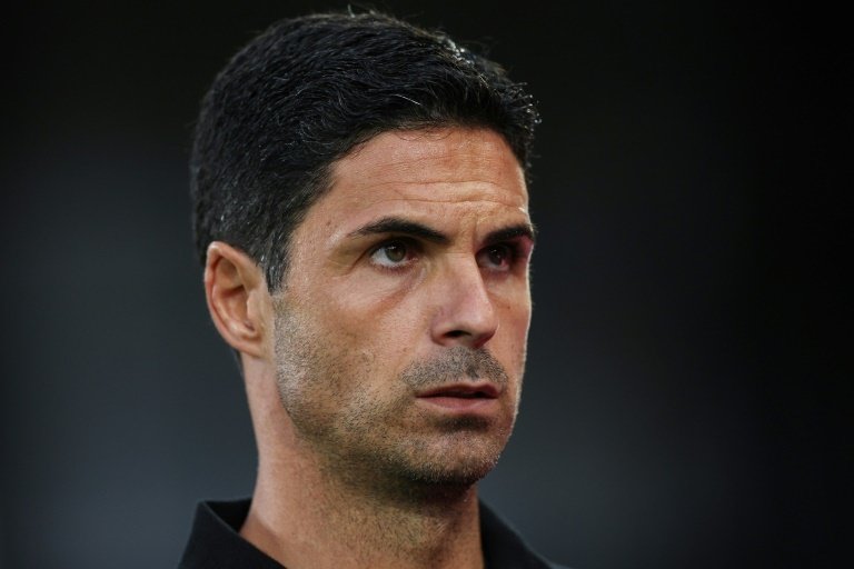Arteta has come under fire for using Thomas Partey as a right-back. AFP