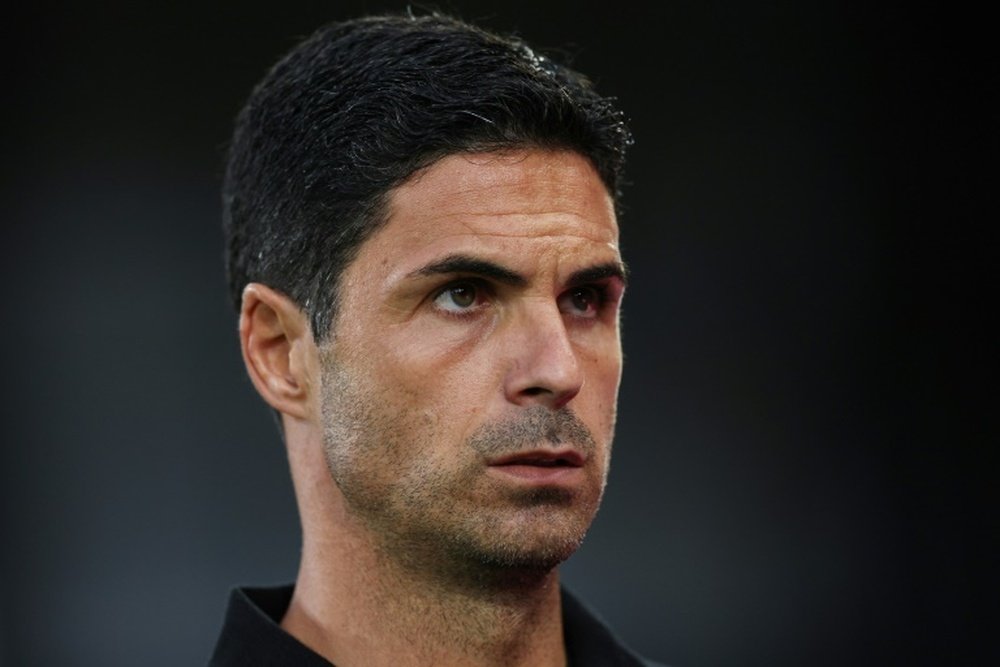 Arteta has come under fire for using Thomas Partey as a right-back. AFP
