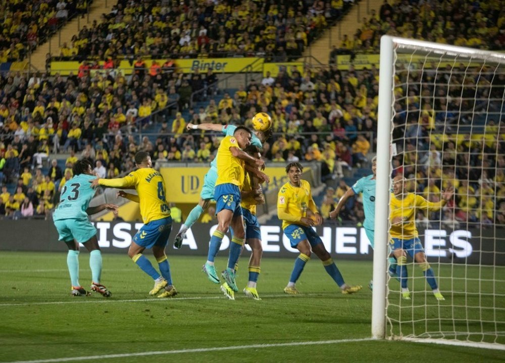 A Gundogan penalty goal gave Xavi's side all three points in the final minutes of the game. AFP