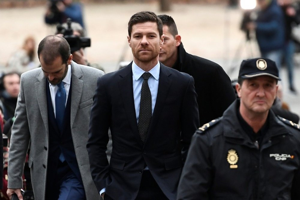 Xabi Alonso has been in court after being accused of tax fraud. AFP