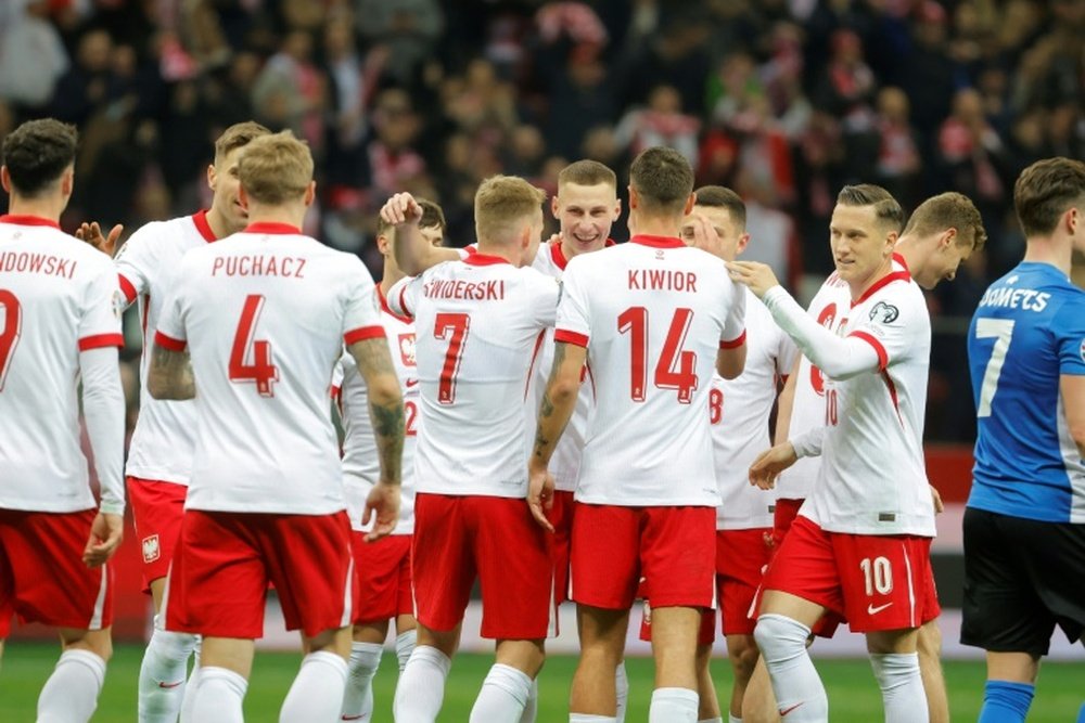 Poland are unbeaten in the five games Probierz has been in charge. AFP