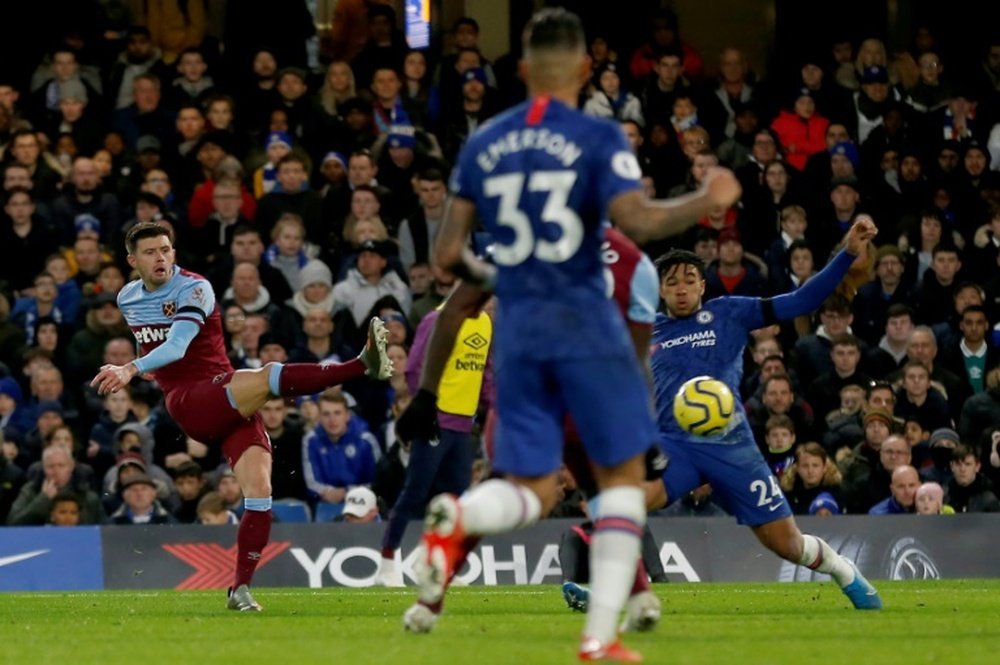 West Ham claimed a huge victory over Chelsea to take the pressure off Pellegrini. AFP