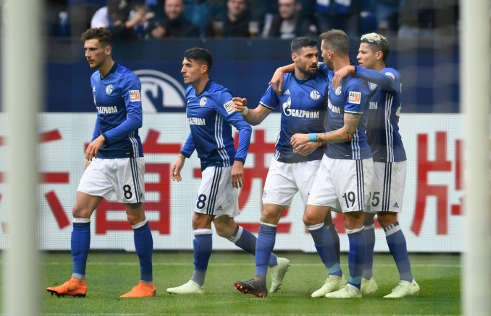 Schalke's win meant Bayern had to wait to seal the title. AFP