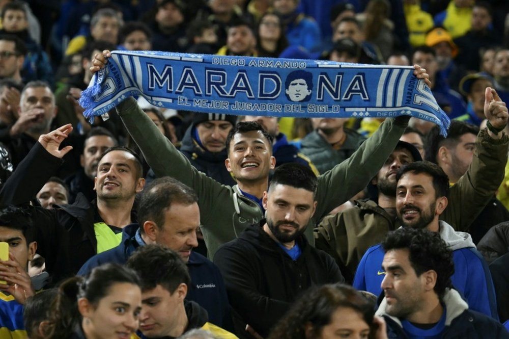 Maradona died in November 2020 at age 60. AFP
