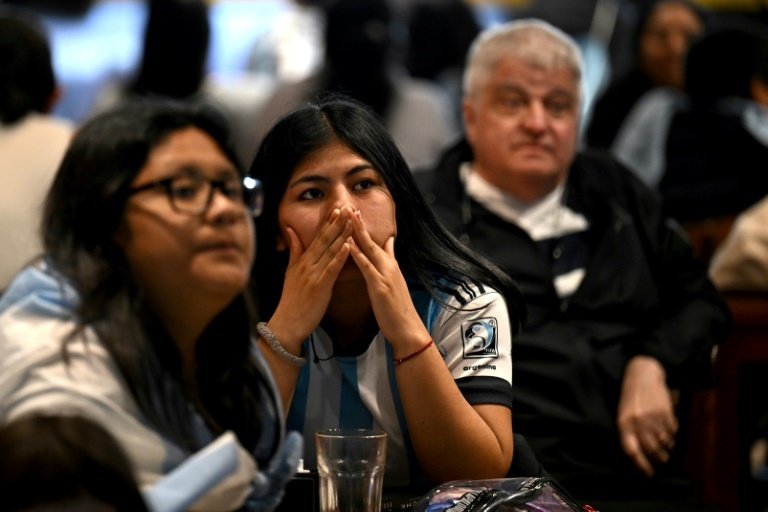 Argentina cries after World Cup defeat