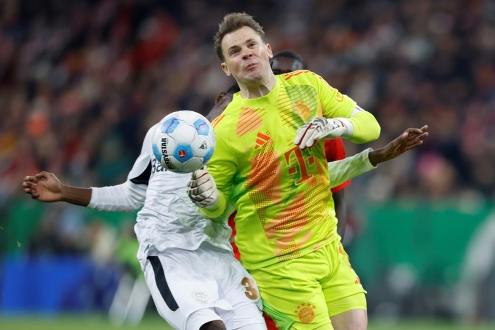 Manuel Neuer suffered a broke rib that will sideline him until next year. AFP