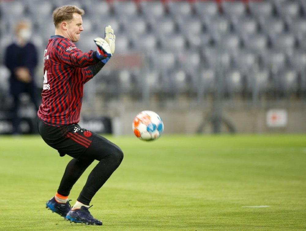 Bayern Munich goalkeeper Manuel Neuer underwent knee surgery on Sunday. AFP