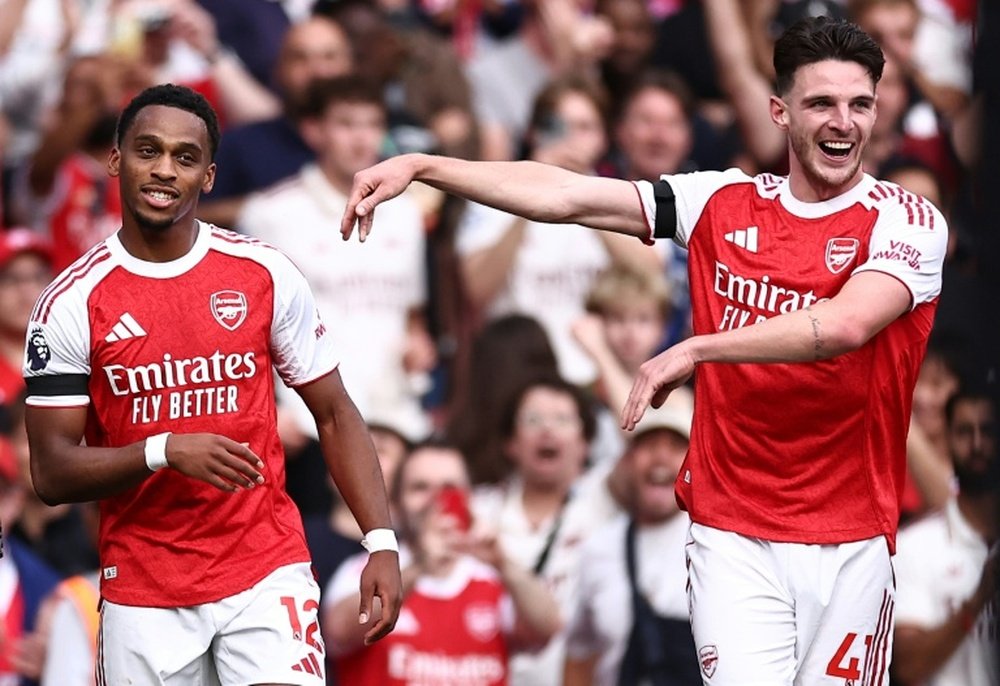Gyokeres scores twice as Arsenal rout Leeds. AFP