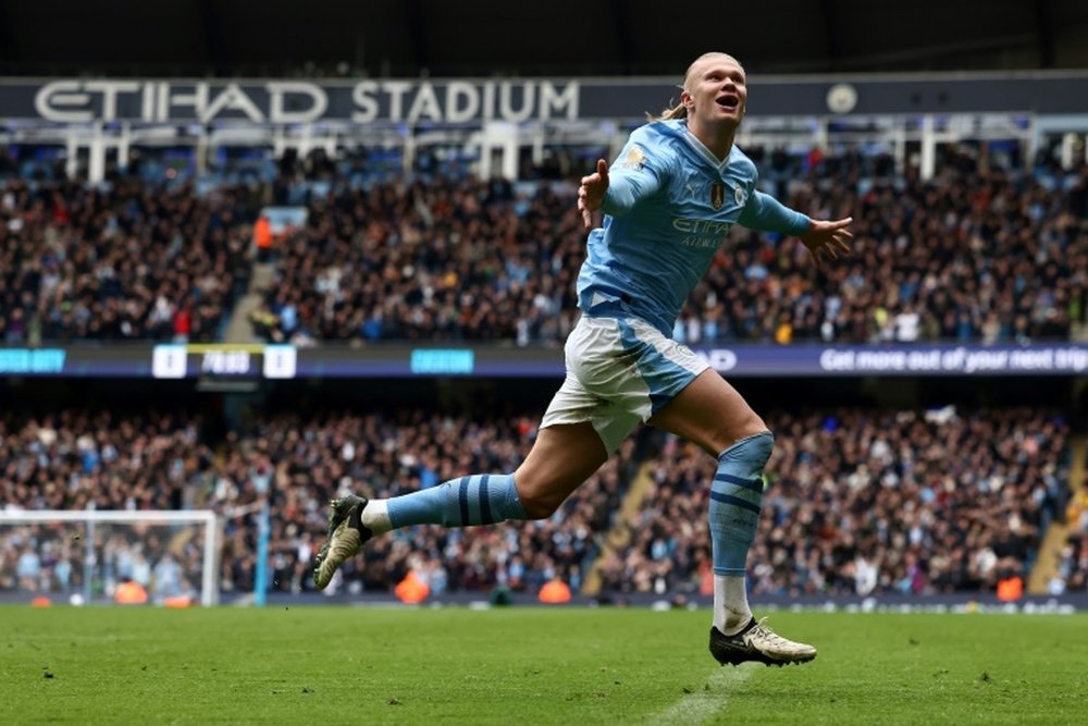 Man City have claimed 10 consecutive wins in all competitions. AFP