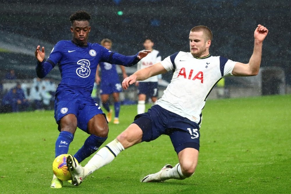 Eric Dier (R) denies he has lost confidence recently. AFP