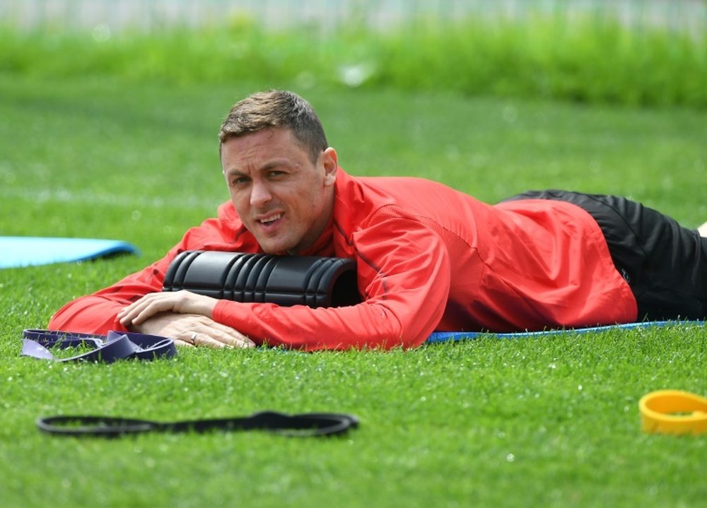 Mata trolls Matic over training regime during lockdown. AFP