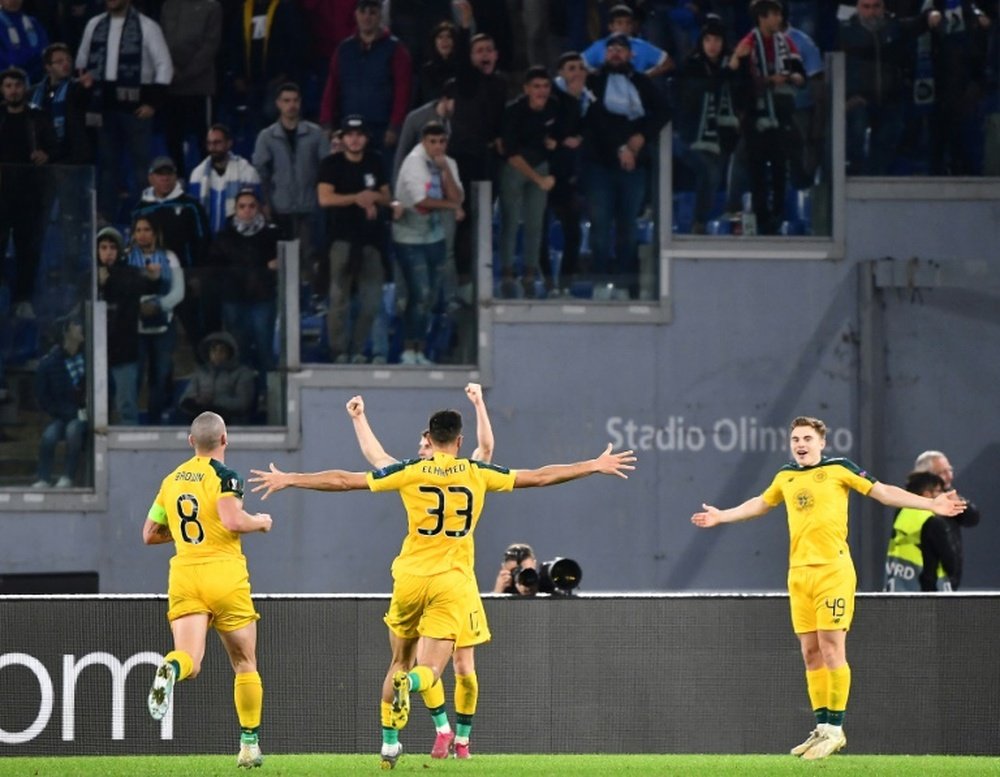 Celtic got a last minute winner to reach the knockout phase of the Europa League. AFP