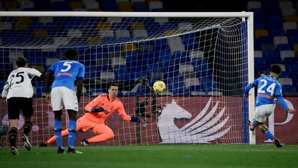 Insigne's 100th Napoli strike stalls Juve's title push. AFP