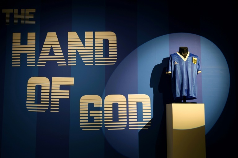 Maradona 'Hand of God' shirt to go on display during WC