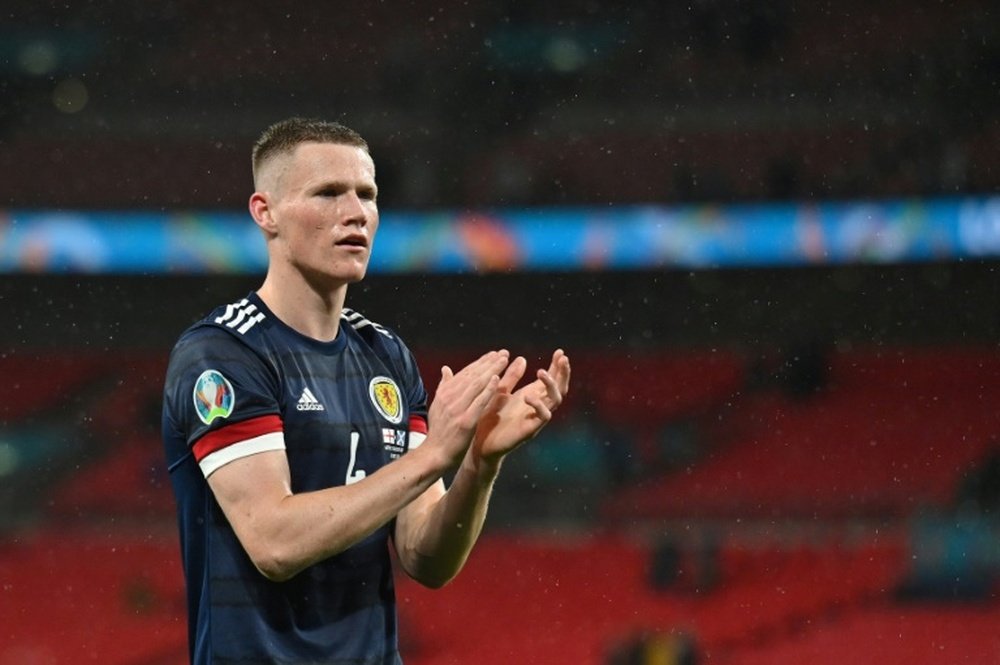 Scott McTominay will miss Man Utd's game with Wolves after having groin surgery. AFP