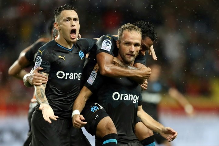 Marseille come from behind to stun Monaco