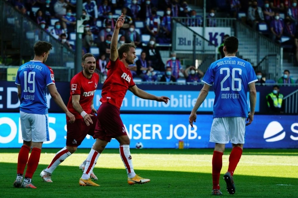 Sebastian Andersson got a brace as Cologne beat Kiel 1-5. AFP