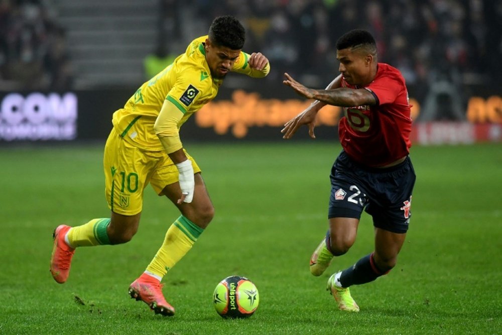 Lille complain about pitch after draw, Nice suffer surprise loss. AFP