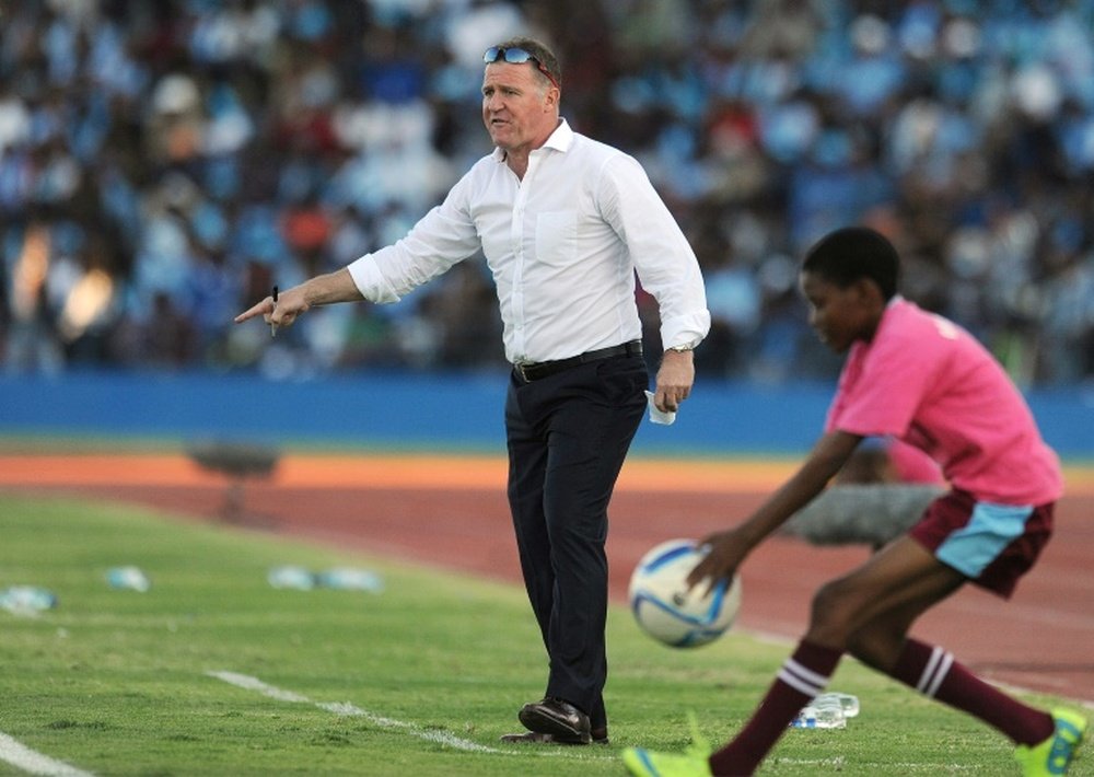 English coach Butler brings Liberia closer to the World Cup. AFP
