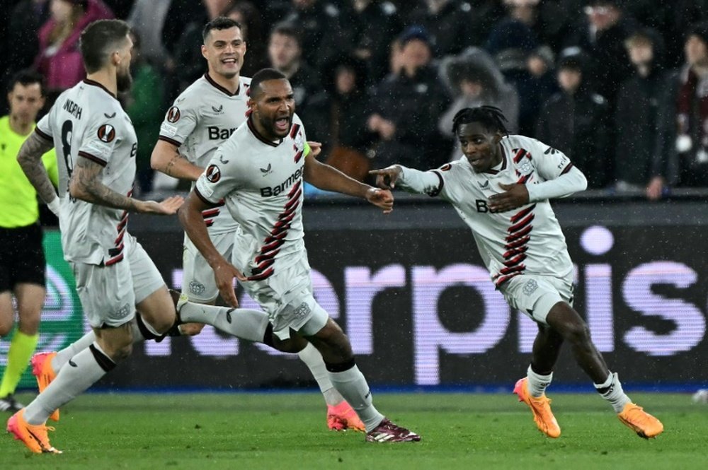 Leverkusen reached the Europa League semi-finals on Thursday. AFP