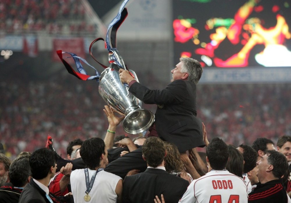 Milan's last UCL triumph came under Ancelotti way back in 2007. AFP