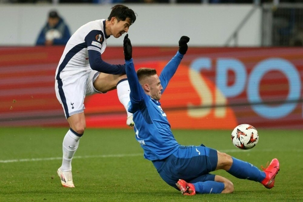 Son scored in each half to earn his side a 3-2 victory at Hoffenheim. AFP