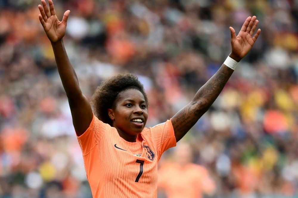 Beerensteyn celebrated the United States crashing out of the WC. AFP