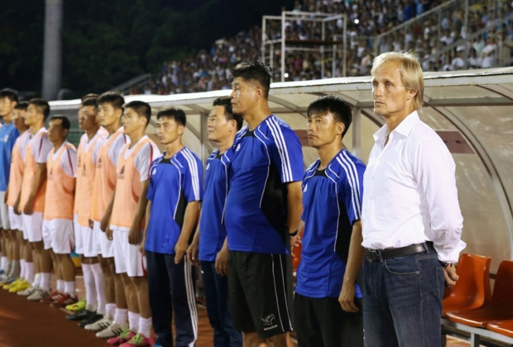 North Koreas coach Andersen