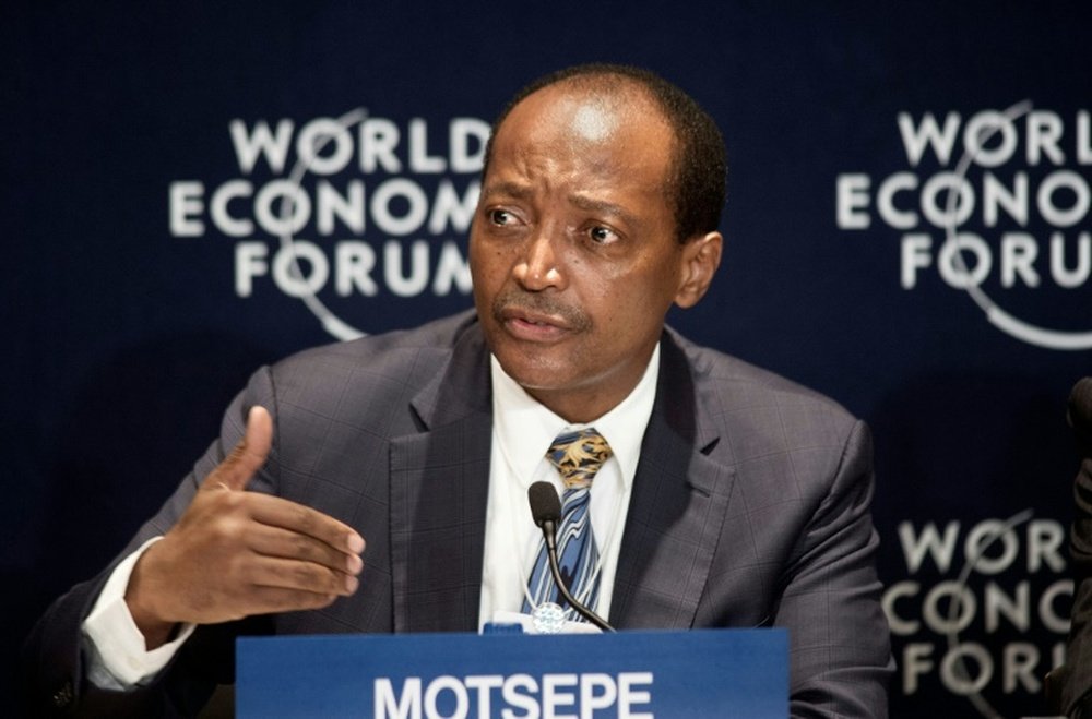 CAF presidency candidate and billionaire Patrice Motsepe made his fortune in mining. AFP