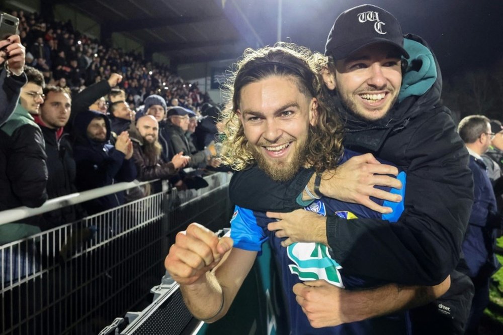 Hugo Boudin scored the winner in stoppage time. AFP