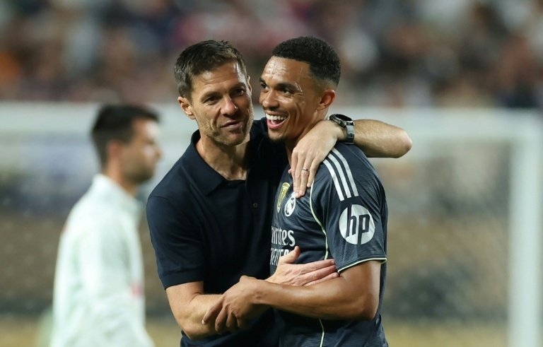Trent Alexander-Arnold is finding his footing at Real Madrid. AFP