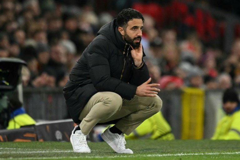 Amorim has had a rollercoaster start to his tenure as Manchester United boss. AFP