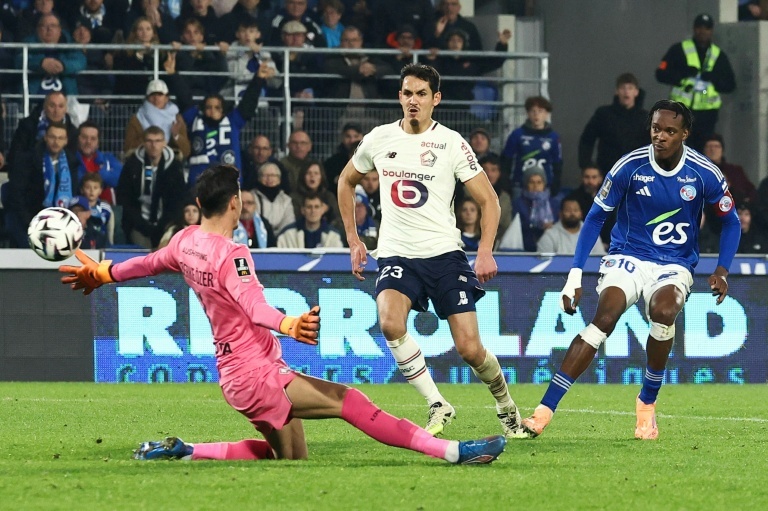 Emegha fires Strasbourg past Lille in Ligue 1