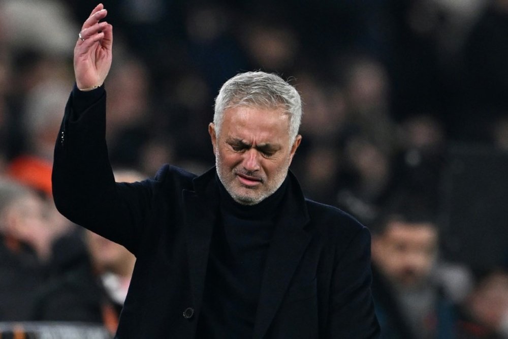 Mourinho was involved in an altercation with Galatasarays coach. AFP