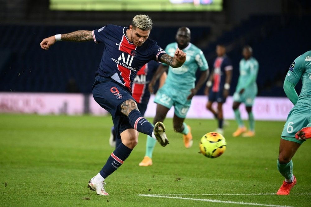 PSG's Icardi out of Champions League match against Manchester Utd. AFP