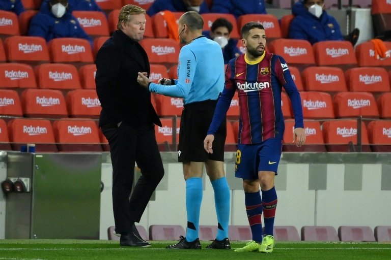 Koeman says youthful Barcelona can still compete with Europe's best. AFP