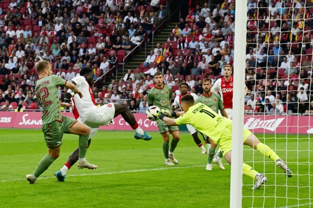 Ajax cruised through in the second-tier Europa League. AFP