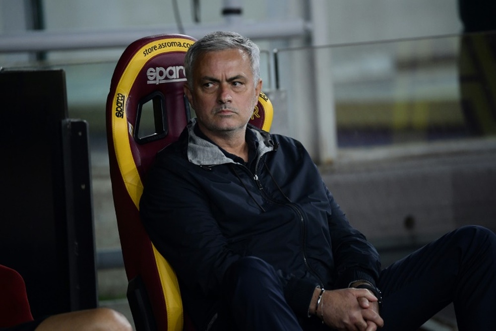 Jose Mourinho's side were beaten by Venezia. AFP