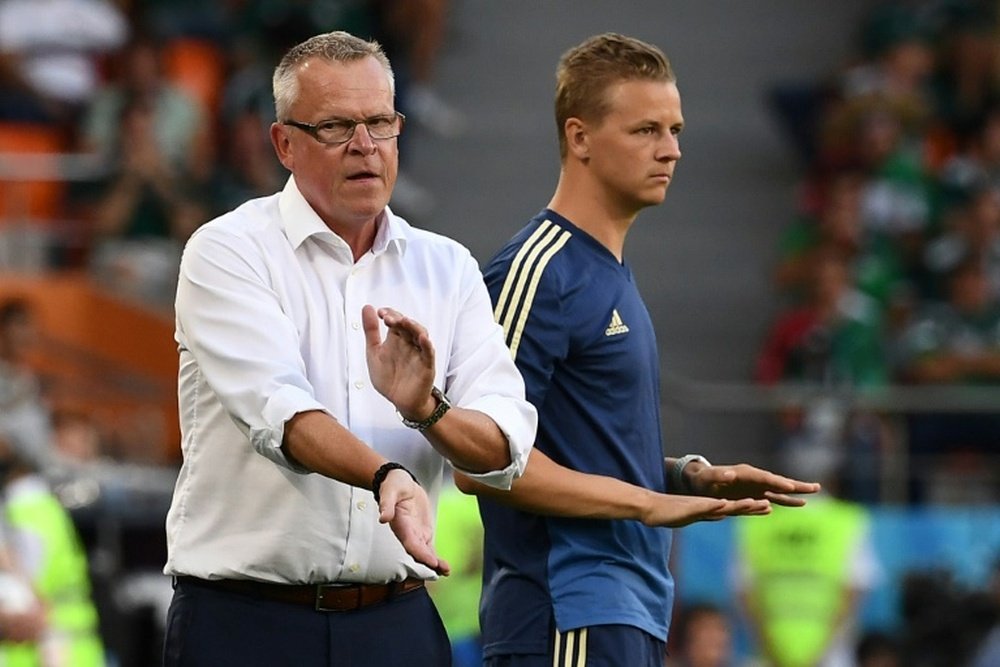 Janne Anderson's Sweden edged past Switzerland. AFP