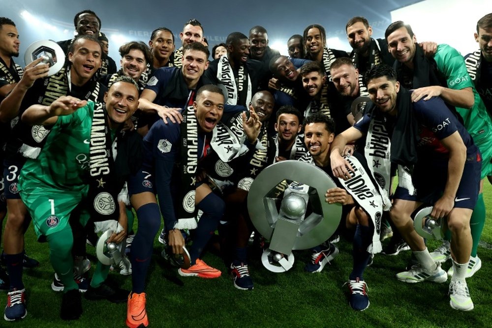 PSG's domestic matches will be shown on DAZN and beIN Sports from next season. AFP