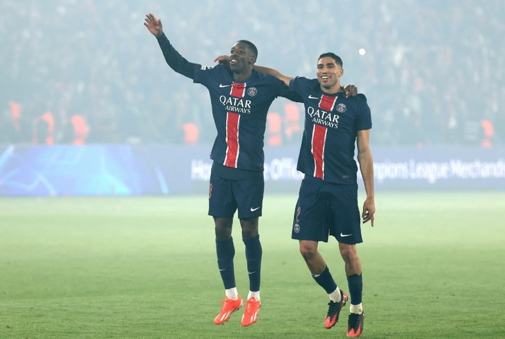PSG have their sights fixed on finally winning the Champions League trophy. AFP