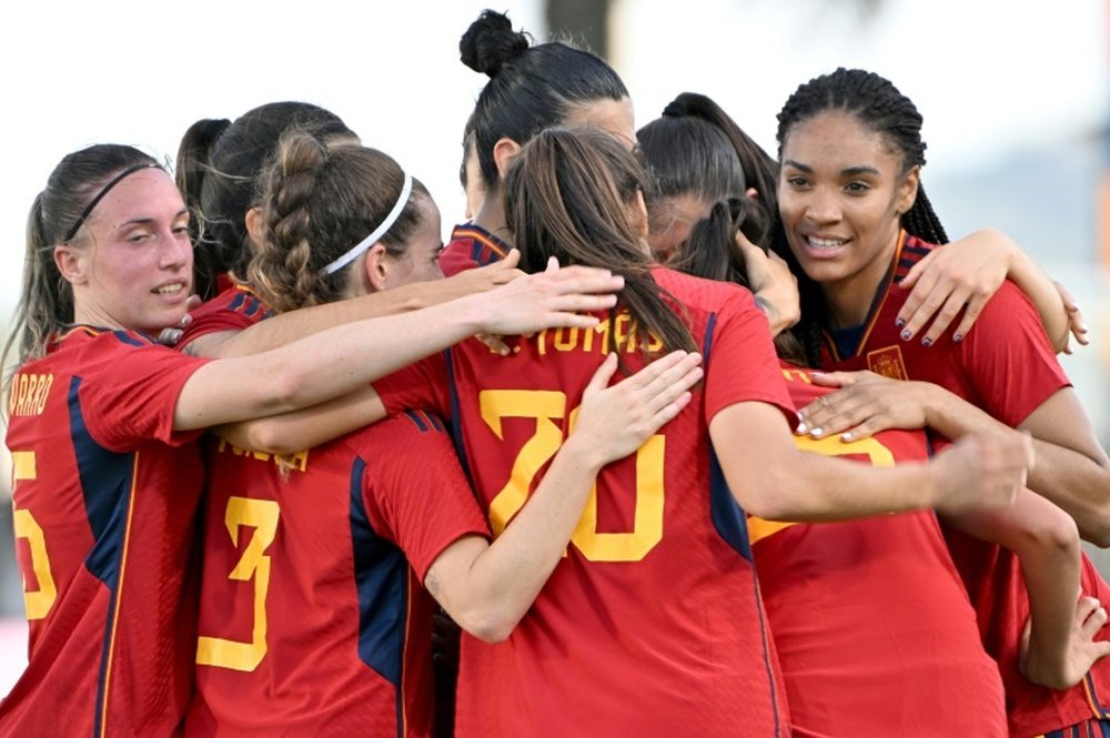 Spain beat Jamaica 3-0. AFP