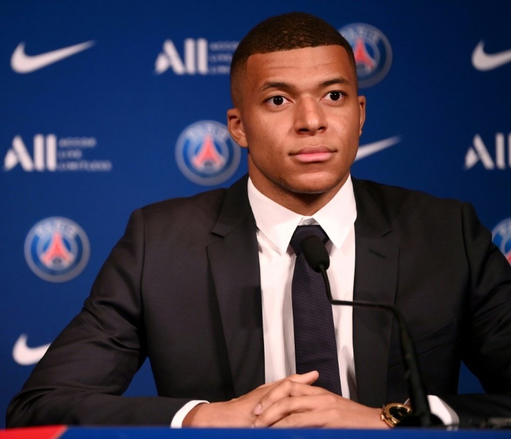 Mbappe sought advice from the French president. AFP