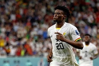 Mohammad Kudus was Ghana's hero against South Korea. AFP