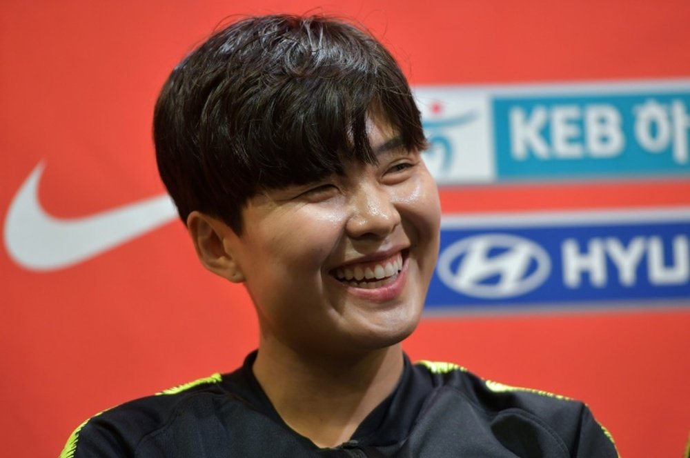 Ji So-yun has been dubbed the Korean Messi. AFP