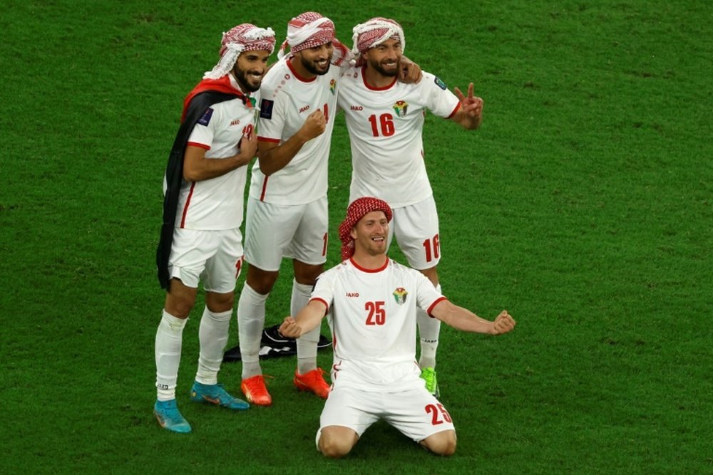 Jordan are into the final for the first time in their history. AFP