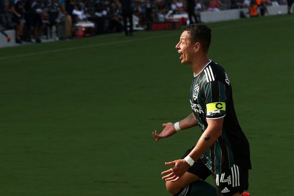 Chicharito scored 39 goals in 82 matches over all competitions for the Galaxy. AFP